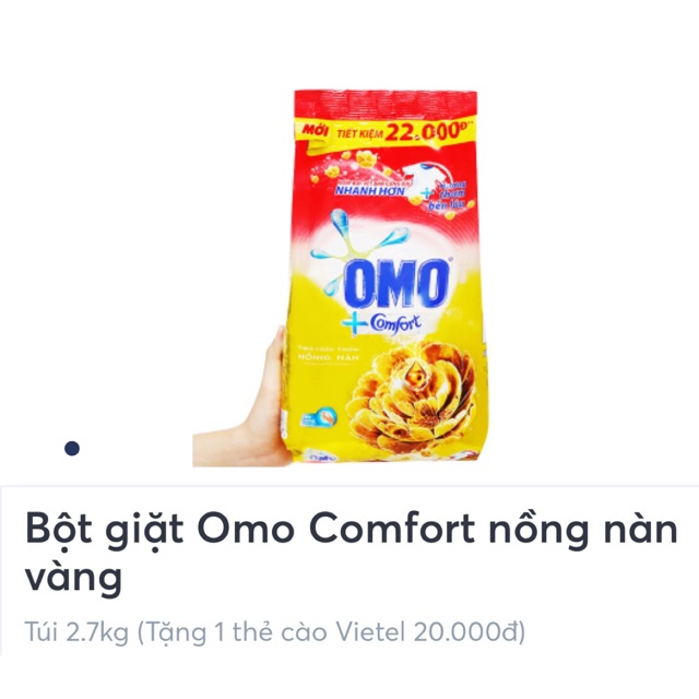 Bột giặt ôm 2,7kg