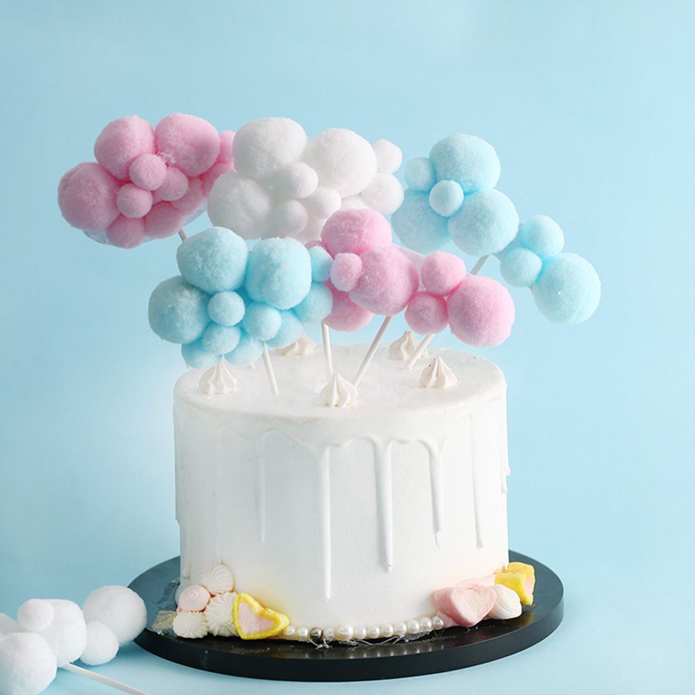 Epoch Phụ Kiện Cắm Trang Trí Bánh Kem Hình Đám Mây Nhiều Màu Dễ Thương Cho Tiệc Sinh Nhật