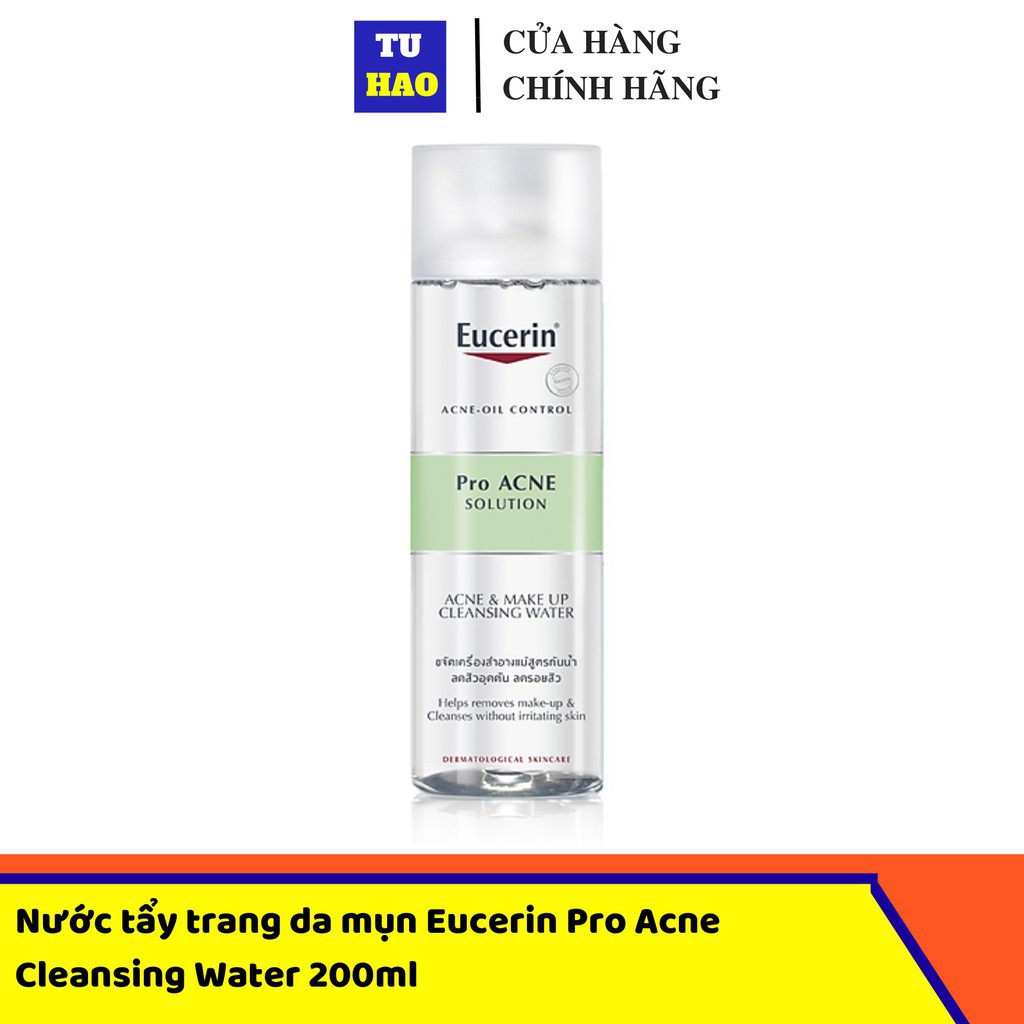 Tẩy Trang Cho Da Mụn Eucerin Pro Acne Cleansing Water 200ml