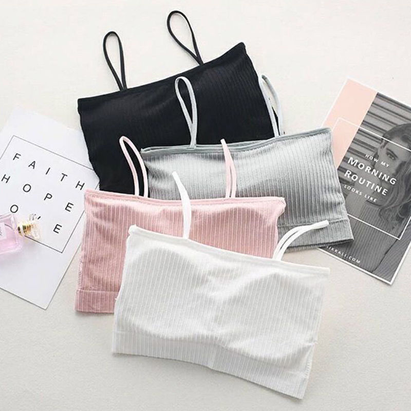 Áo Lót Dạng Ống Có Mút Nâng Ngực Thoải Mái Cho Nữ