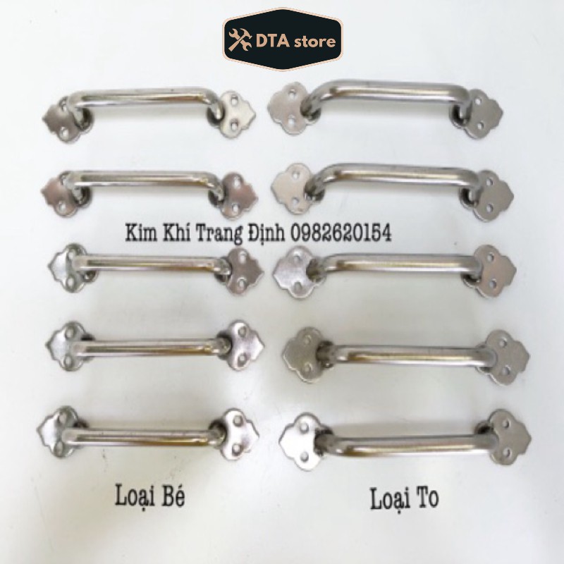 Tay tủ inox đặc hoa văn