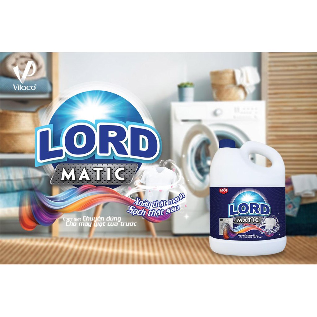 Nước giặt LORD MATIC - Dùng Cho Máy Giặt cửa trước