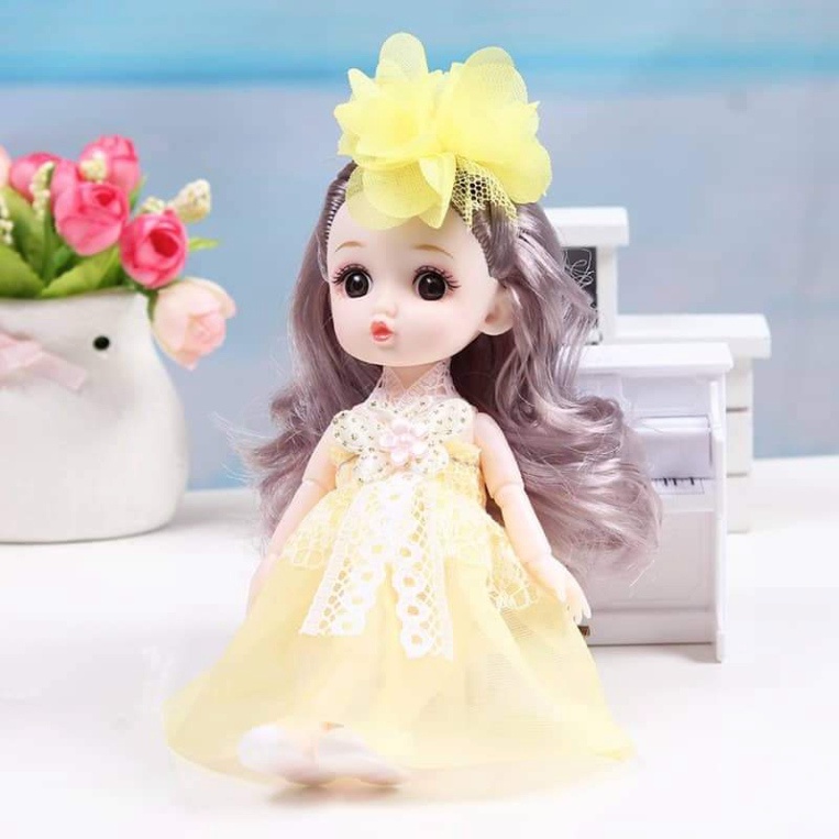 Búp bê cho bé  Búp bê LOLI baby 13 khớp mắt 3D