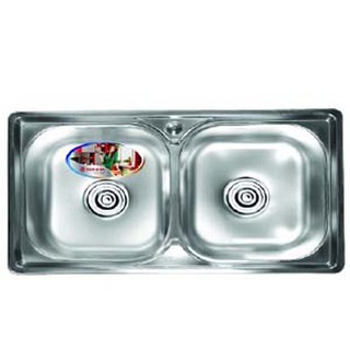 Hàng mới Chậu rủa bát sơn hà S76S sơn đáy chống ồn