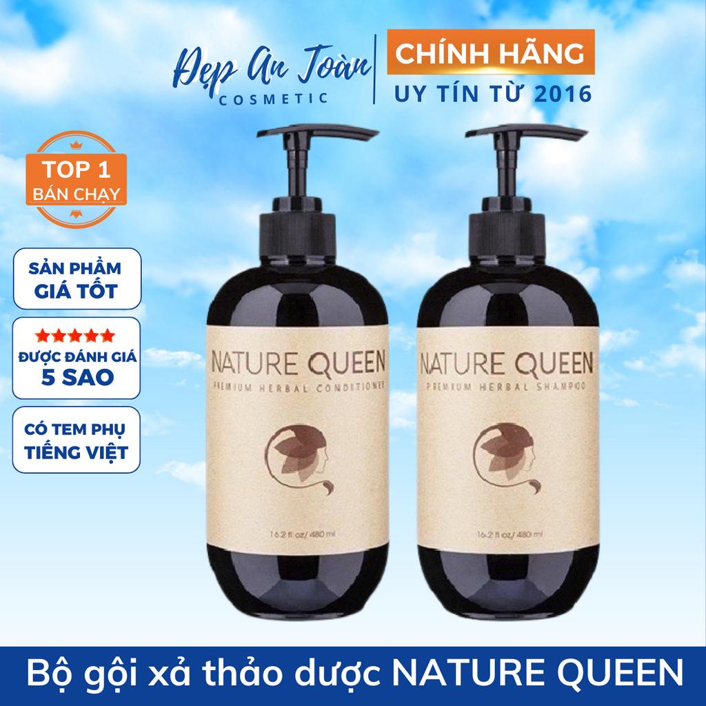 Bộ gội xả thảo dược Nature Queen 100ml/480ml Sao Thái Dương