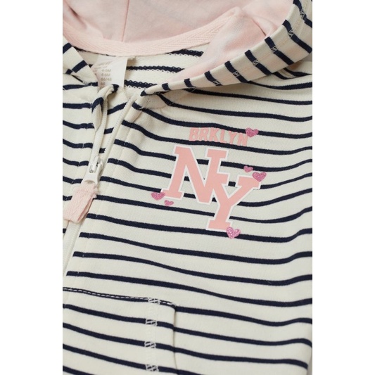 Áo khoác nỉ mỏng H&M Authentic cho bé gái siêu xinh