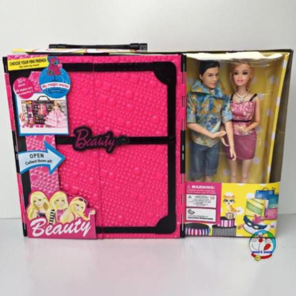[freeship] Bộ đồ chơi tủ quần áo búp bê barbie và ken .