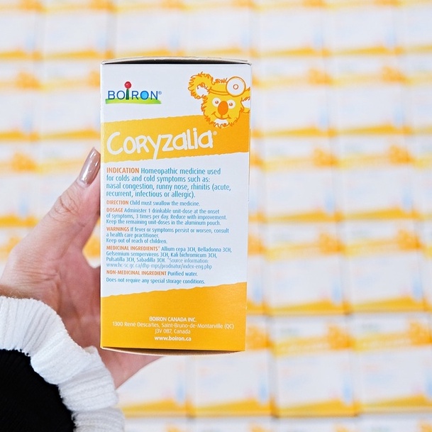 Muối uống vi lượng đồng căn Boiron Coryzalia 15 tép/ 30 tép