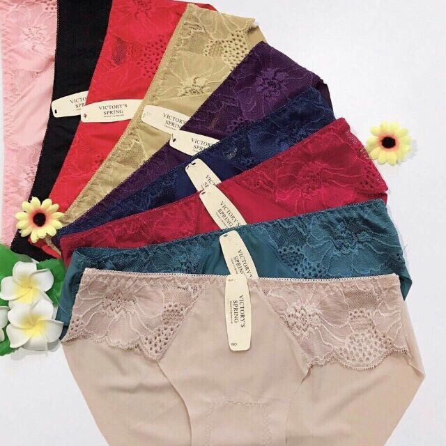 Quần chíp nữ su phối ren kháng khuẩn chống viêm nhiễm