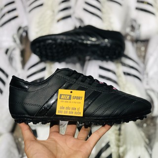 [Freeship]Giày Phủi 3 Sọc Loại 1 - Đen Sọc Đen