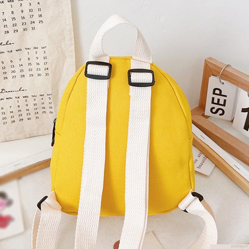Túi đi học hình thỏ hoạt hình bằng canvas + polyester dành cho trẻ em