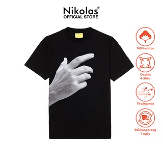 Áo thun unisex nikolas 100% cotton bt "the other hand series"