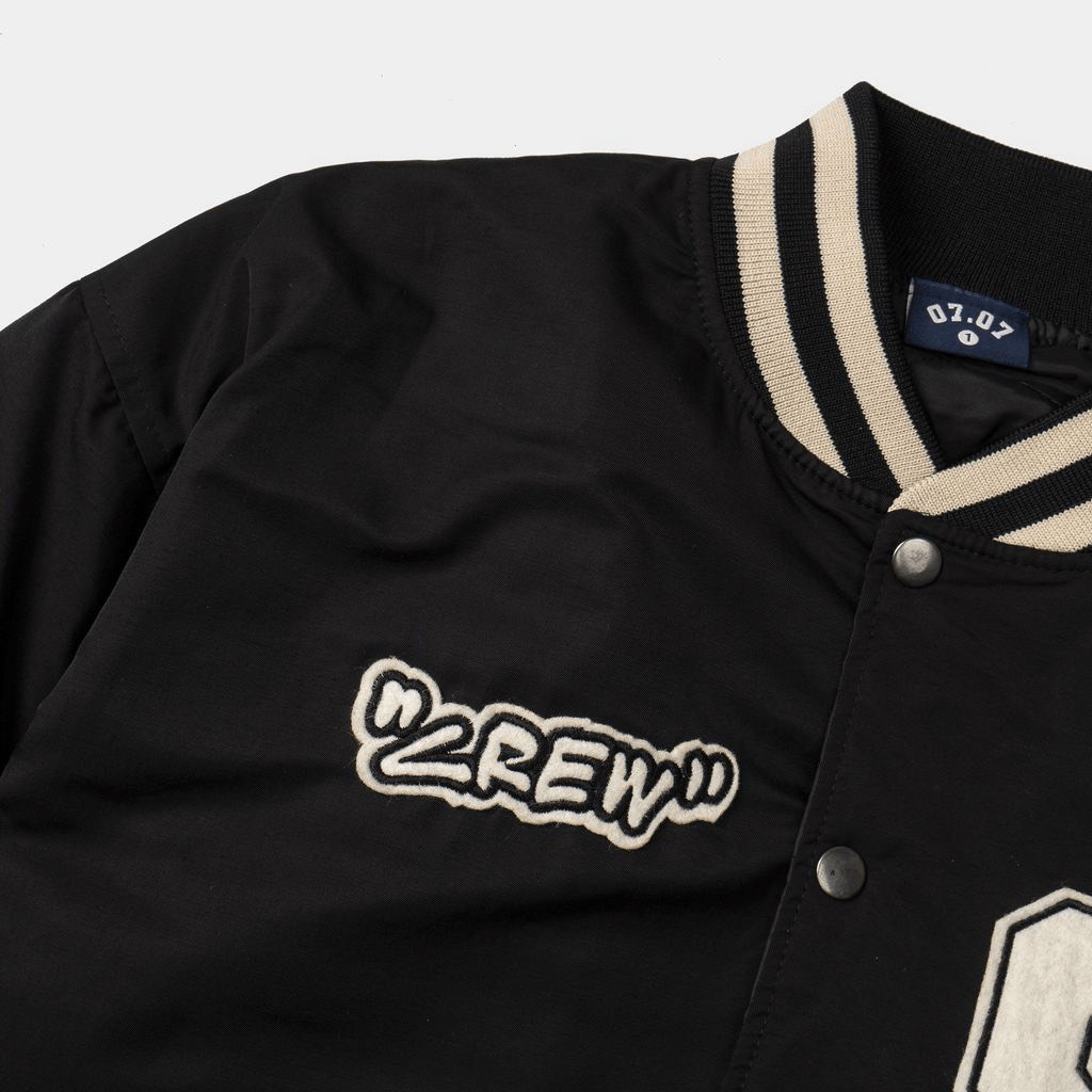 Áo Khoác Bomber Nam Nữ Chất Dù Phối Seven Zia in Loo Chữ S Lớn Form Rộng MẶc Thoải Mái [New Unisex]