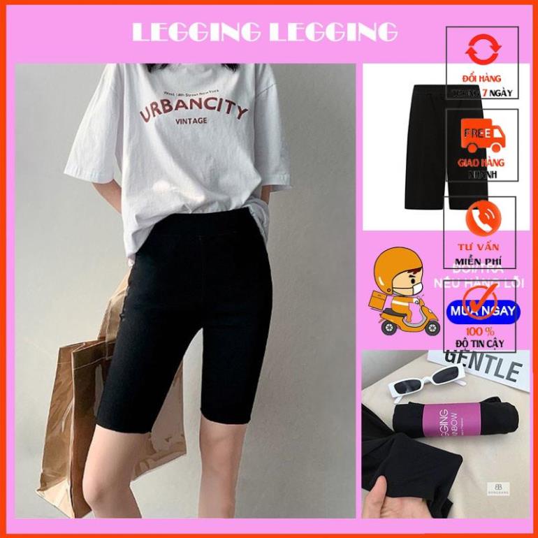 [Hàng loại 1] Quần legging đùi cuộn tím siêu Hot