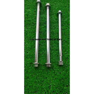 BỘ 3 CỐT XE SIRIUS - JUPITER ( CỐT GẤP + CỐT ĐÙM TRƯỚC + CỐT ĐÙM SAU ) - HÀNG CHẤT LƯỢNG