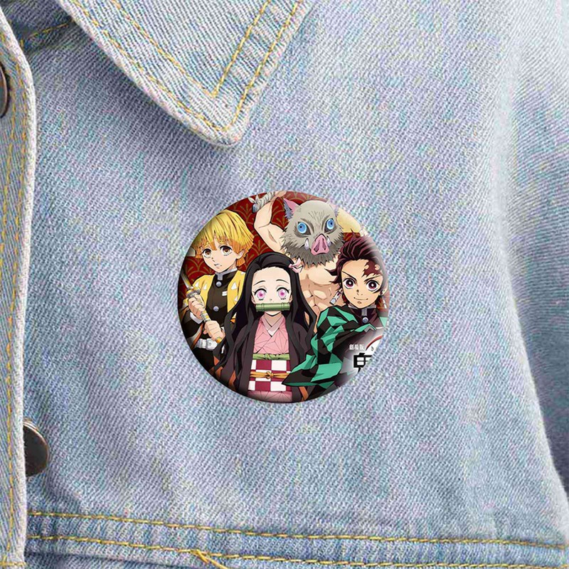 Tmdbyx Huy Hiệu Cài Áo Họa Tiết Hoạt Hình Nhật Bản Nezuko