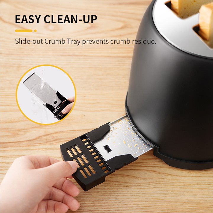 Máy nướng bánh mì Shardor TS515B-ELF Chất liệu: Thép không gỉ - BẢO HÀNH 12 THÁNG