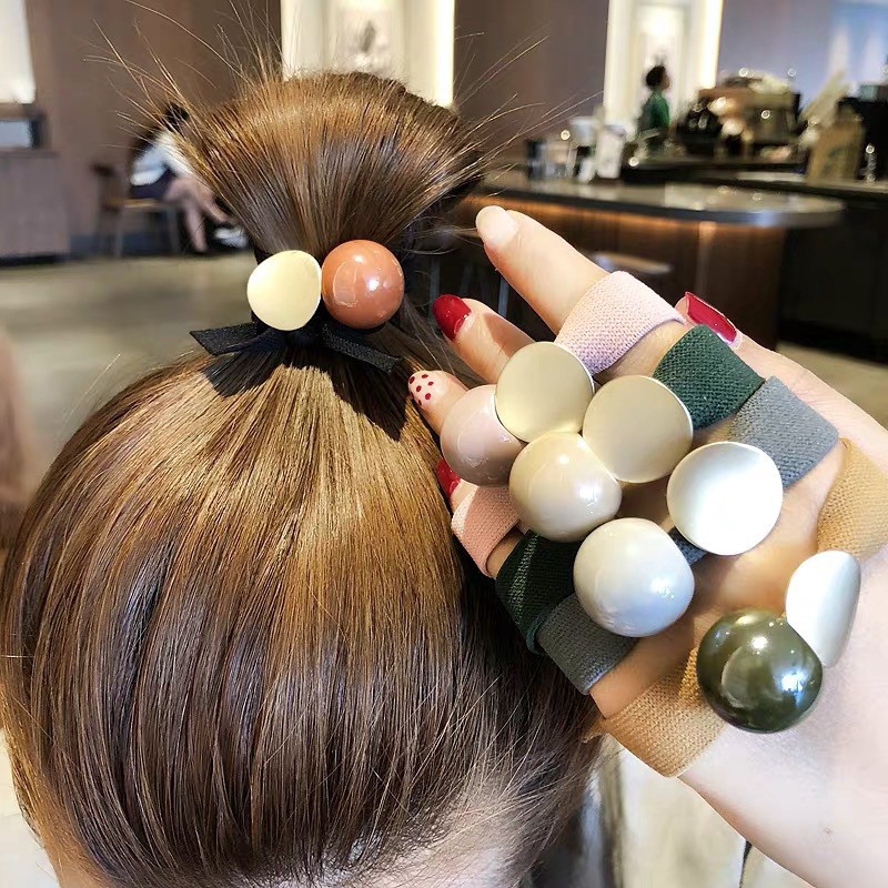 Dây buộc tóc đính đá dễ thương dành cho nữ