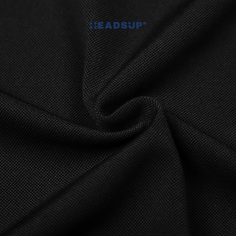 Áo polo nam cổ bẻ form đẹp Heasup - Đen