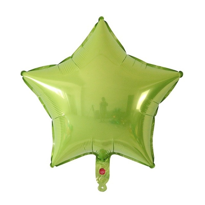 Set 5 Bong Bóng Lá Nhôm Hình Ngôi Sao Năm Cánh Màu Sắc Tinh Khiết Kích Thước 18 inch Trang Trí Tiệc Cưới/Sinh Nhật