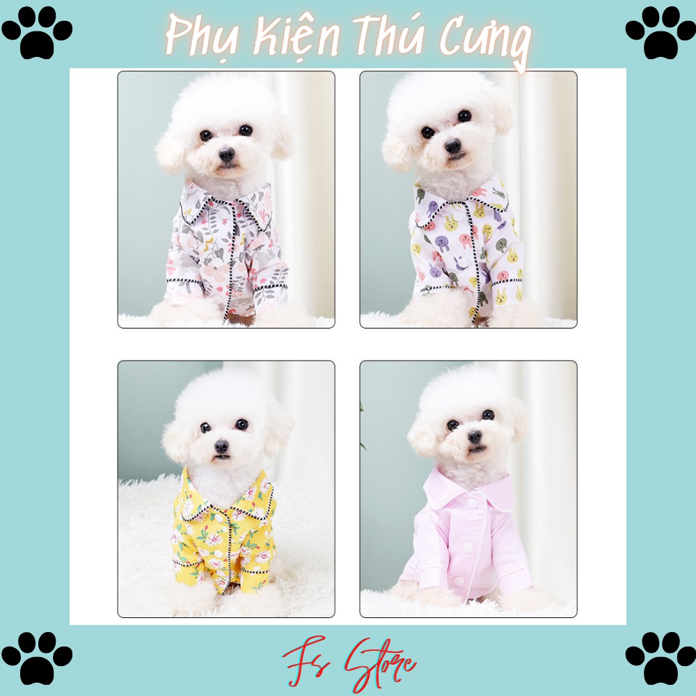  Áo Cho Chó, Áo ngủ cho chó mèo, đủ size xs - xxl, A4