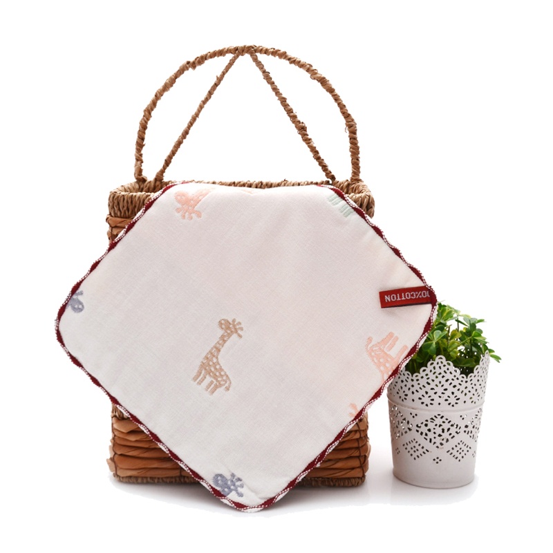 Khăn Lau Mặt Bằng Cotton Muslin Mềm Mại Cho Bé Sơ Sinh