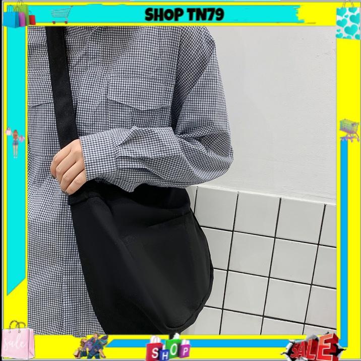 Túi xách nữ rẻ đẹp vải canvas 2 hộp có khóa kéo , túi con phong cách Hàn Quốc thích hợp cho nam lẫn nữ.