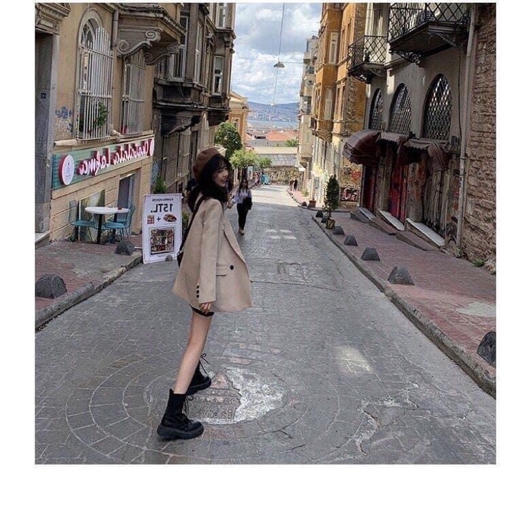 [Mã 44FASHIONSALE178 giảm 10K đơn 50K] ÁO BLAZER ĐẸP MÀU ĐEN, BE SIÊU XINH [KÈM ẢNH THẬT]