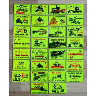 tem logo phượt combo 30 logo như hình