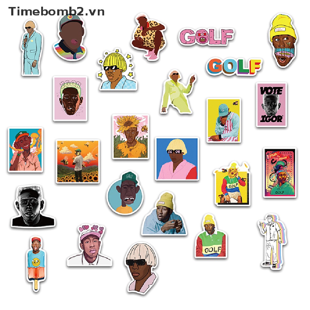 Bộ 2 / 50 Miếng Dán Trang Trí Ván Trượt DIY Họa Tiết Sáng Tạo