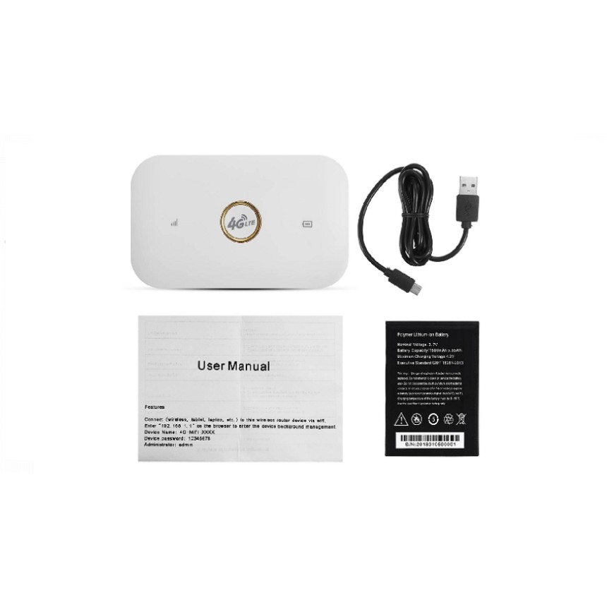 (Rẻ Vô Địch) Bộ phát wifi 3G/4G Mifi LTE, Huawei E5575 Bản Quốc Tế Tốc Độ 150Mbps Pin Khủng