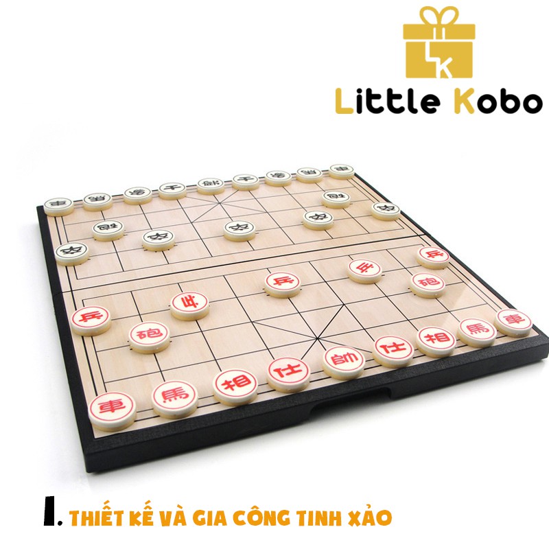 Bộ Cờ Tướng Nam Châm Loại Cao Cấp 29x29x2cm