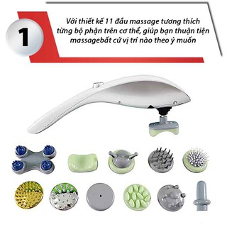 Máy massage cầm tay 11 đầu Phoenix