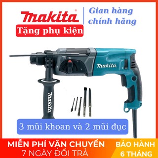 Máy khoan đục bê tông Makita HR2470F, tặng 5 MŨI KHOAN VÀ ĐỤC cao câp