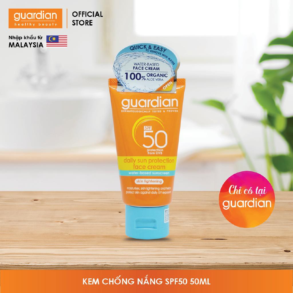 Kem chống nắng cho mặt Guardian Sun Protect Spf50 (50ml) | BigBuy360 - bigbuy360.vn