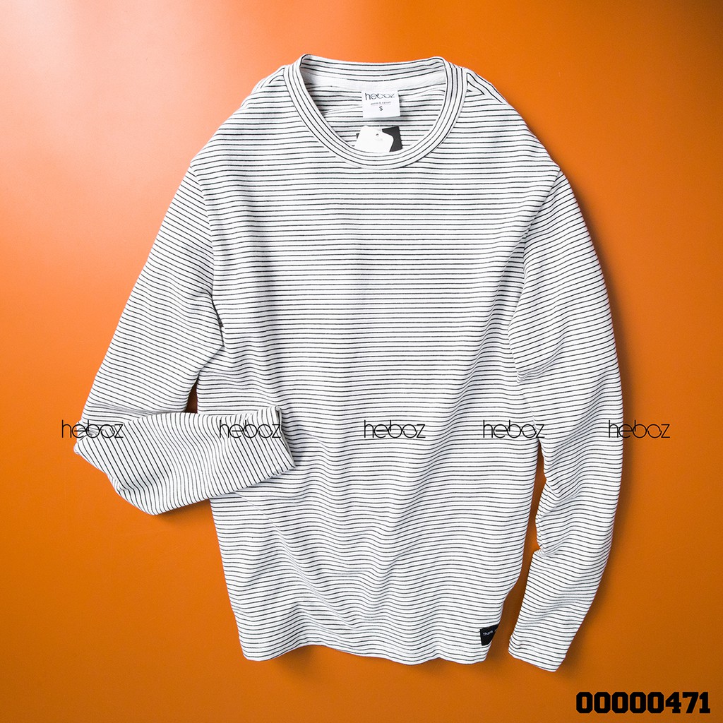 Áo dài tay Heboz sọc nhỏ 4M - sọc co dãn thoải mái , 4 màu - 00000471 | BigBuy360 - bigbuy360.vn