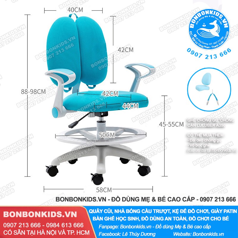Ghế chống gù, chống cận. Ghế học sinh Newber  A350 | BigBuy360 - bigbuy360.vn