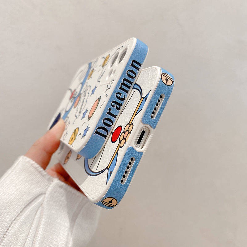 Hộp đựng điện thoại di động hoạt hình vỏ bảo vệ bên trí thun ngắn tay | BigBuy360 - bigbuy360.vn