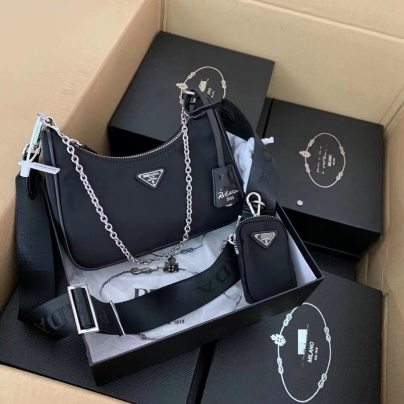 Túi pờ ra đa kèm ví dây đep bản to full box hàng QC loại đẹp