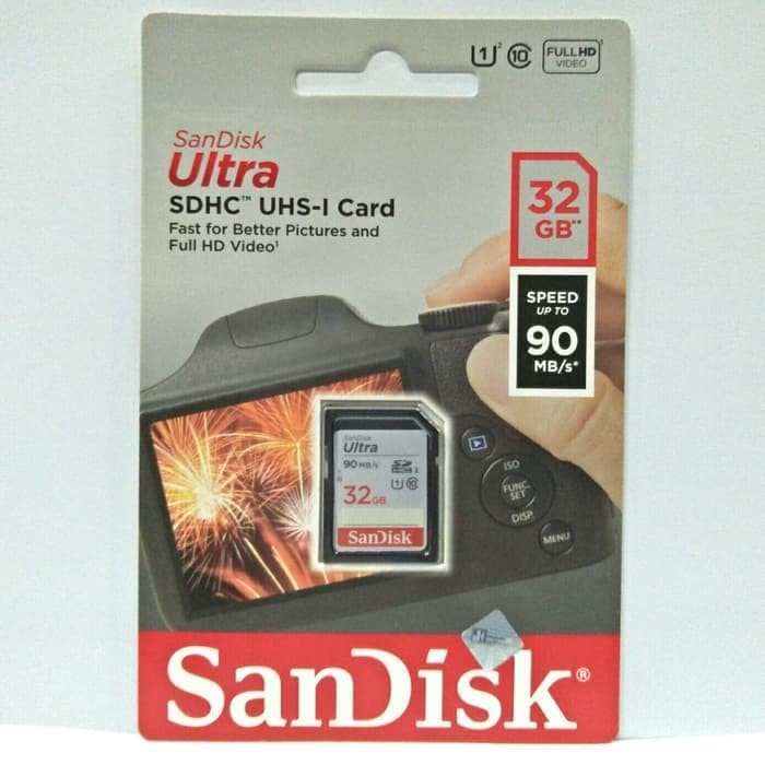 Thẻ Nhớ Sd Sandisk 32gb 90mb / S - Sdcard 32gb 90mbps Sdhc | BigBuy360 - bigbuy360.vn