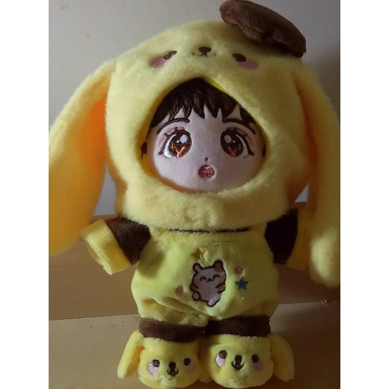 Bộ Cún vàng cho doll 20cm