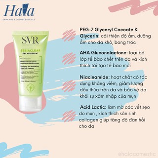 SVR Sebiaclear Gel Moussant - Gel rửa mặt cho da dầu mụn