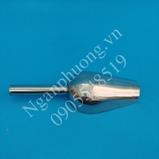 Dụng cụ xúc đá inox, muỗng xúc đá