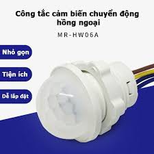Công tắc cảm biến chuyển động hồng ngoại nguyên lý cảm biến hồng ngoại và ánh sáng đấu nối đơn giản