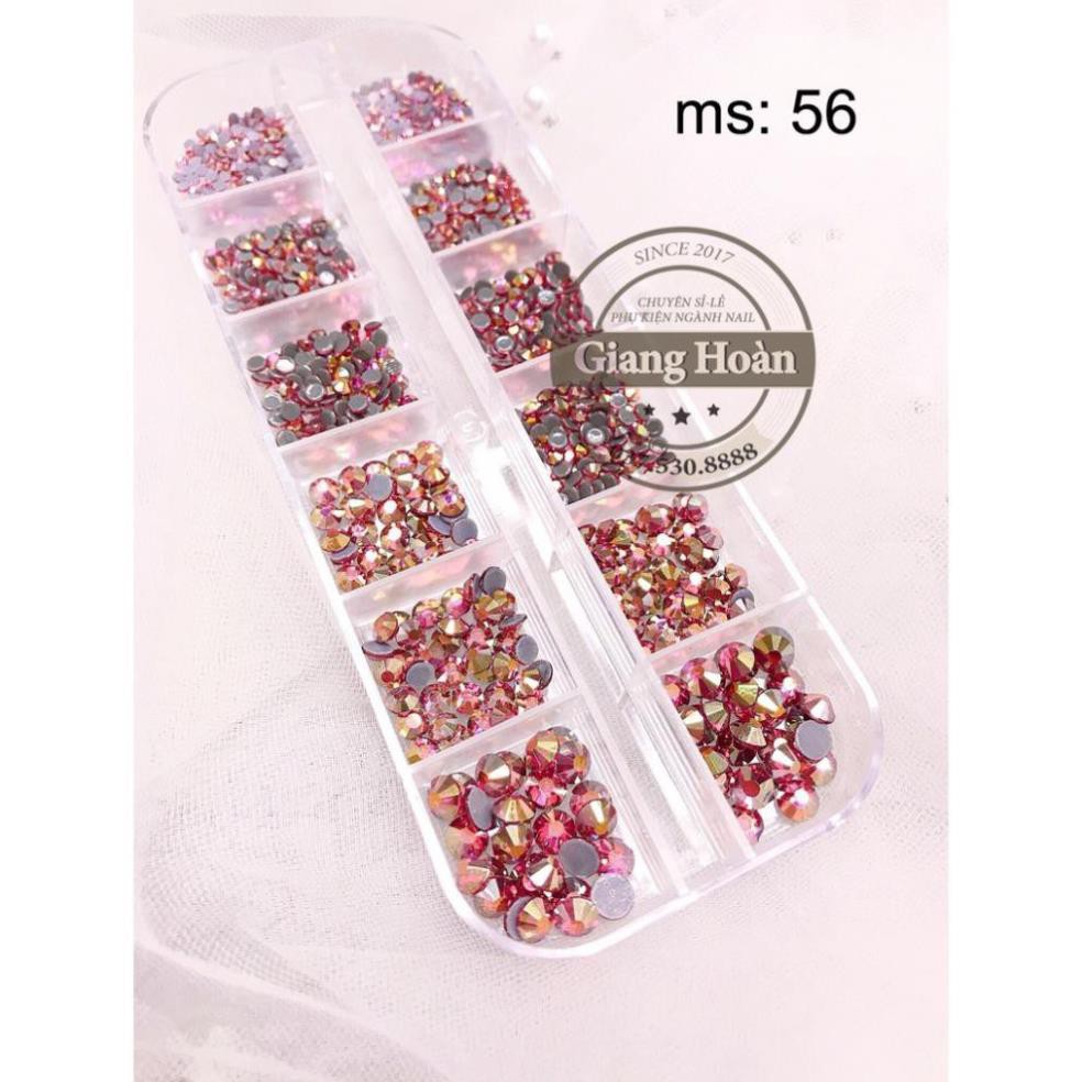 🐾ĐÁ NAIL🐾 Đá chân keo khay mix size siêu sáng - siêu đẹp - siêu bền - Mã CK56