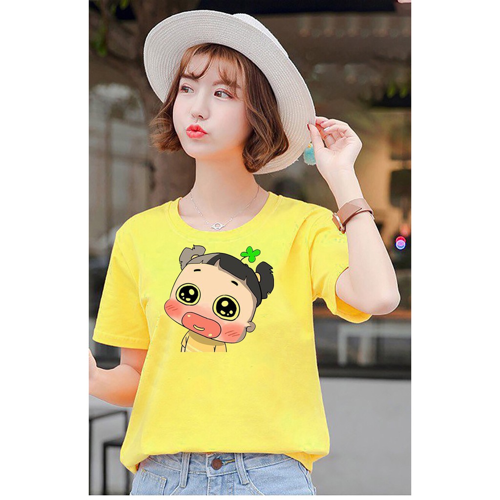 [Bán rẻ xin ReView] Áo thun nữ in hình Quỳnh Aka ATNK1261 Thương Hiệu YANO [Nhập mã THEANH10 Giảm thêm 30k] | BigBuy360 - bigbuy360.vn