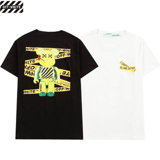 Áo Thun Off-White Tay Ngắn Chất Cotton Hoạ Tiết In Cho Nam Và Nữ