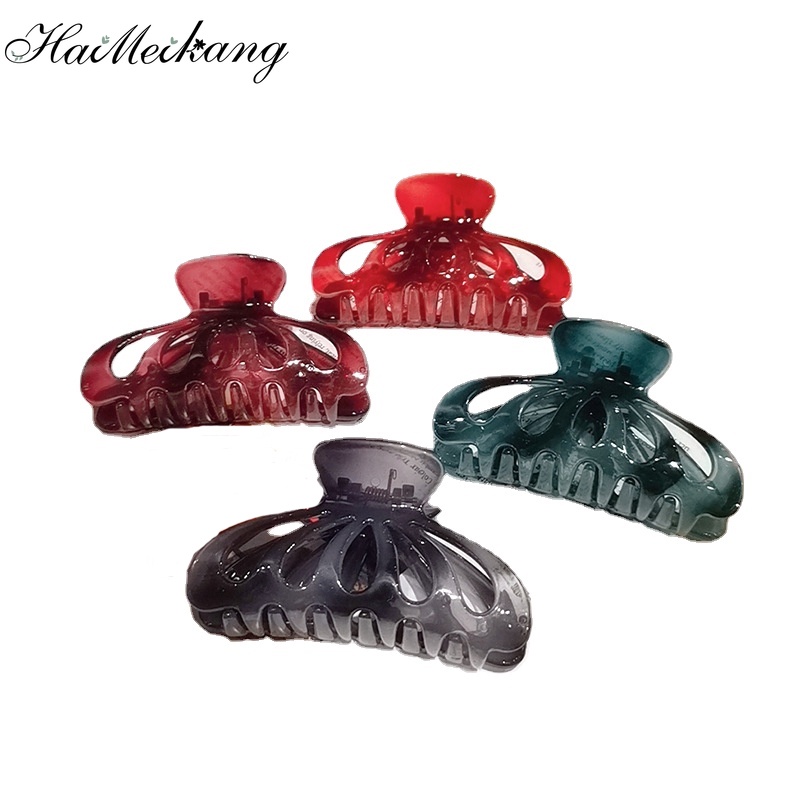 Kẹp tóc Haimeikang cá mập trong suốt nhiều màu tùy chọn cho nữ