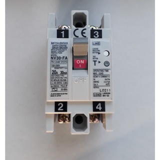 Aptomat chống giật MITSUBISHI nội địa Nhật Bản. Hàng tháo máy Nhật, đã sử dụng, chất lượng tốt, hình thức còn đẹp.