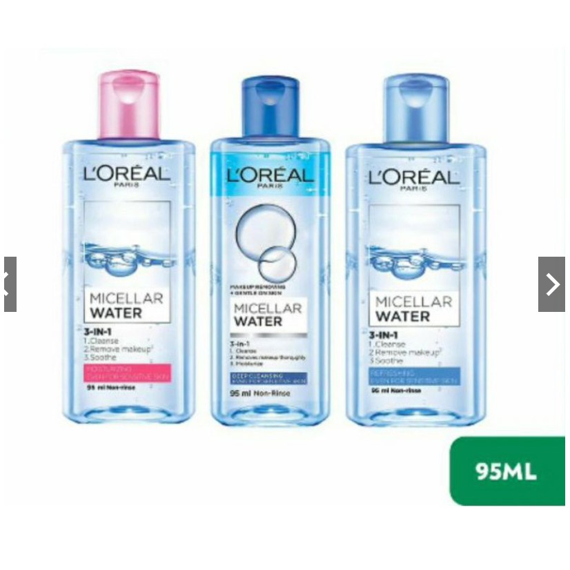 (Chính ngạch) Nước tẩy trang L'oréal 95ml - 400ml